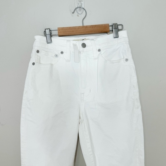 NWT MADEWELL The Slim Boy Jean Distressed White Size 23 - Picture 6 of 10